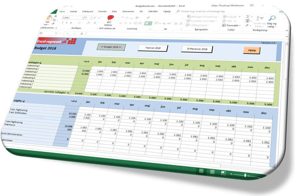 egen tilpassede kalender med vores Excel-skabelon Gratis download