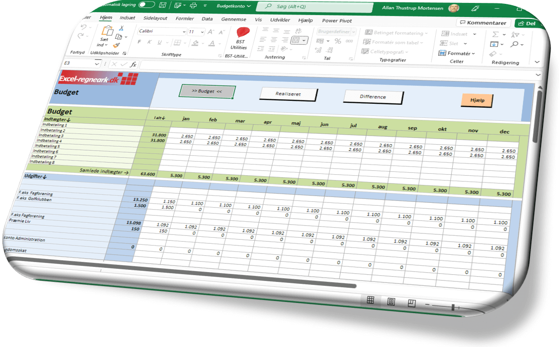 De bedste gratis danske Excel skabeloner på nettet